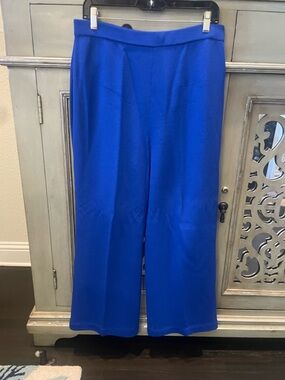 ST John Women's Wide-Leg Pants - Royal Blue
